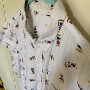 Men’s Bud-light Button up shirt